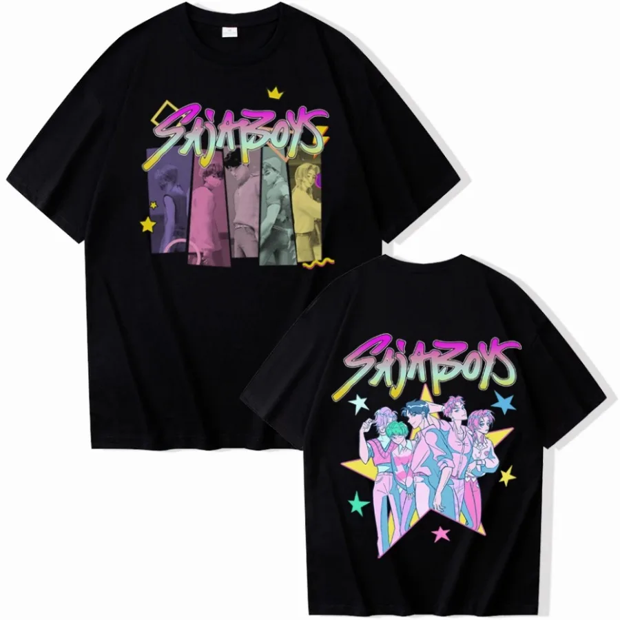 

Men's T-shirt KPOP Demon Hunters Funny Tshirt Men Summer Casual Male T Shirt Hipster Hip-hop Tee Shirt Homme Streetwear