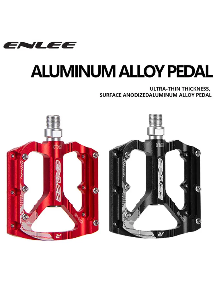 AliExpress enlee ENLEE Bicycle Pedal One-Piece CNC Aluminum Alloy Ultralight Seal Du Bearing BMX Mtb Bicycle Pedals Accessories