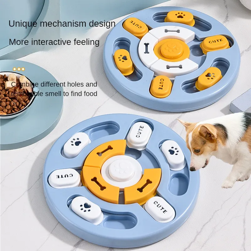 Puzzle Toy for Puppies and Dogs Drawer To Relieve Boredom Sliding Push Type Food Storage Training Olfactory Intelligence