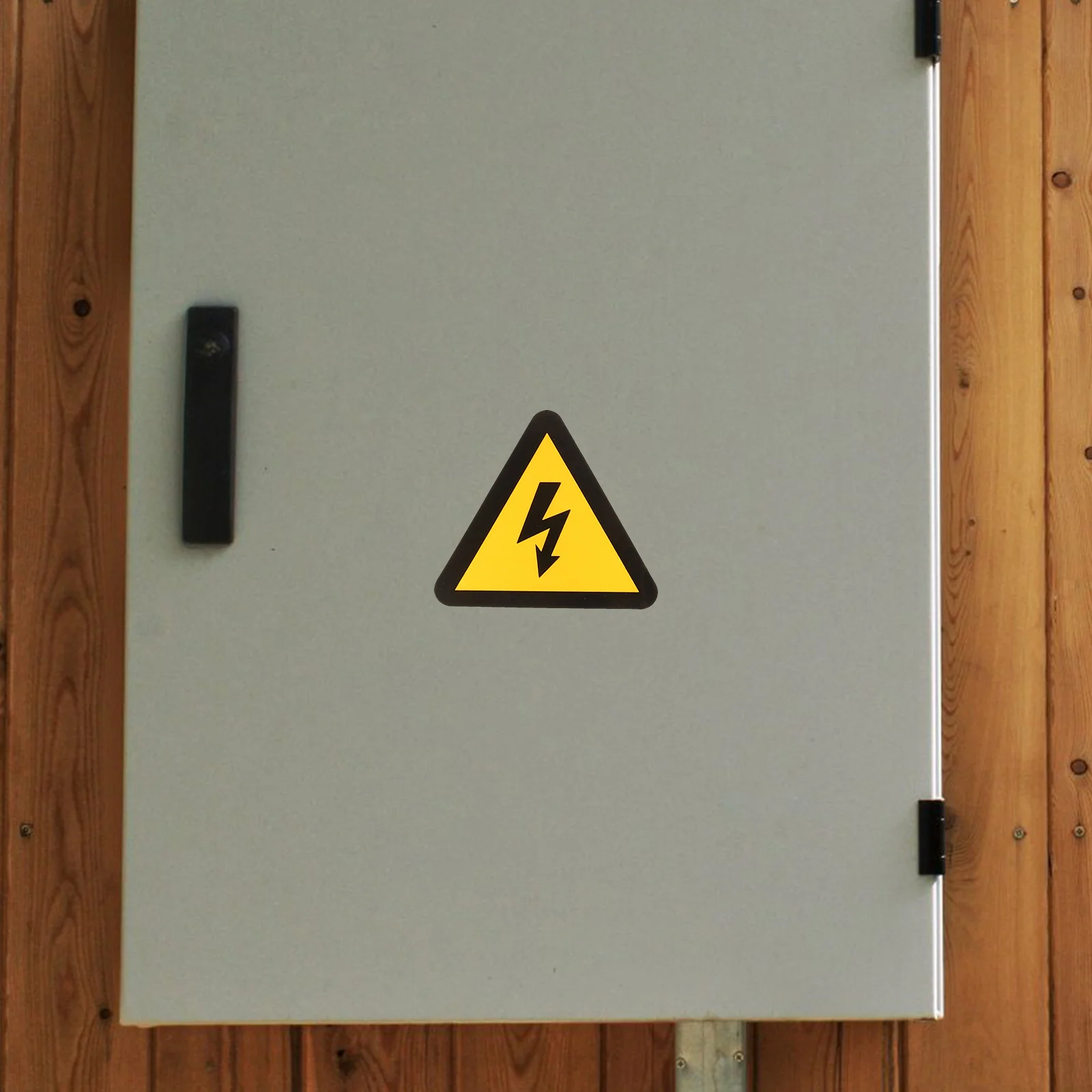 Tofficu Yellow Stickers High Voltage Electrical Shock Hazard Vinyl Sticker Electric Shock Disconnect Power Before