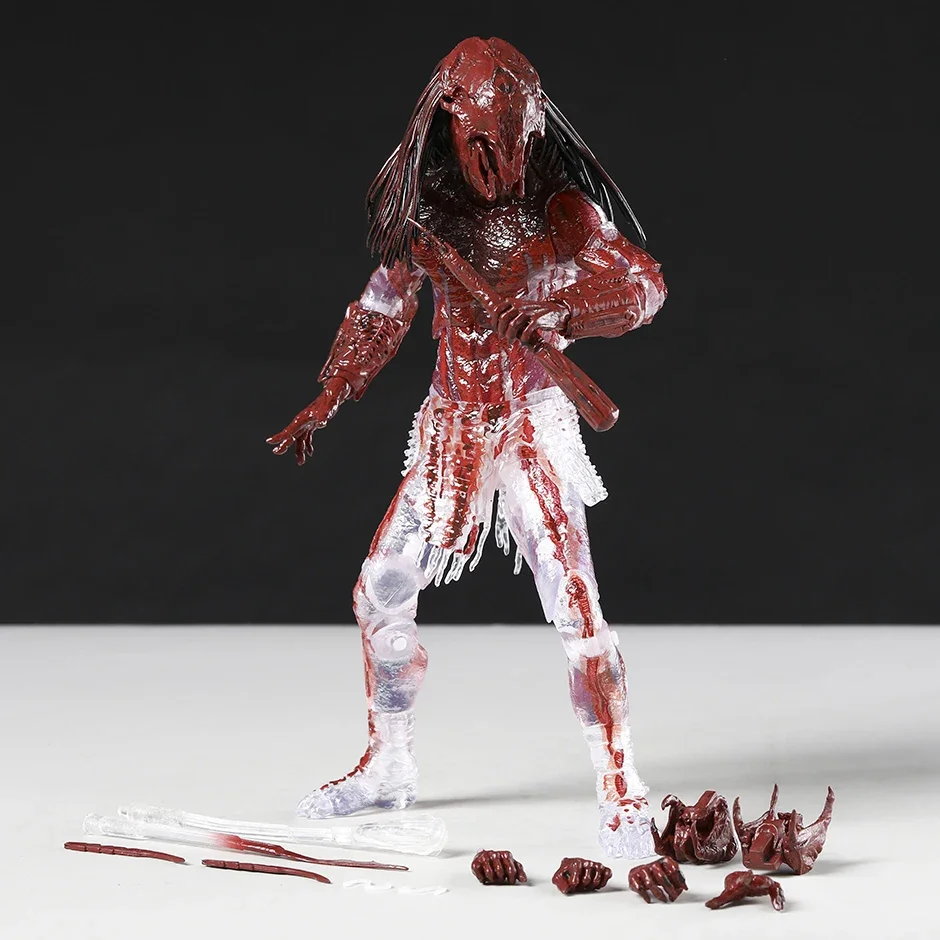 NECA Prey Bear Blood Feral Predator Ultimate Action Figure ของเล่นสะสมสําหรับคริสต์มาสของขวัญ