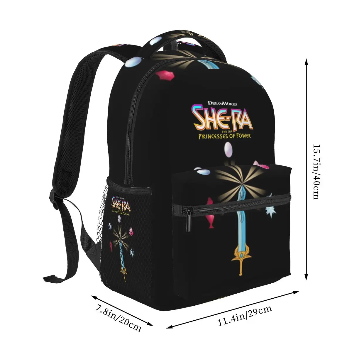 She Ra Princess Of Power Cartoon Backpack Student Boys Girls BookBag Children School Bag Computer Shoulder Bags for Men Women