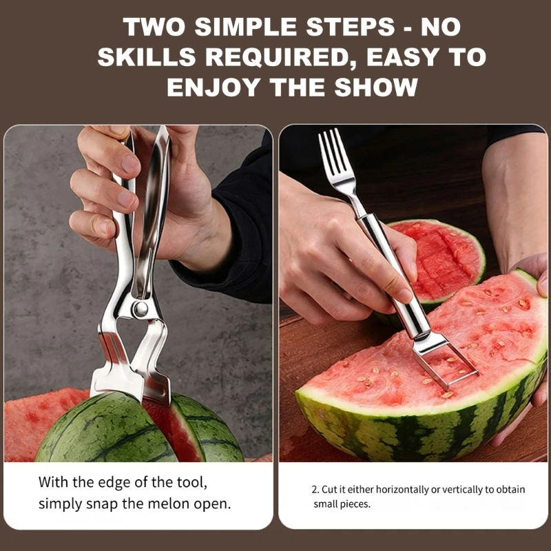 

G6KF Multipurpose Stainless Steel Fruit Splitter for Watermelons and Other Fruits