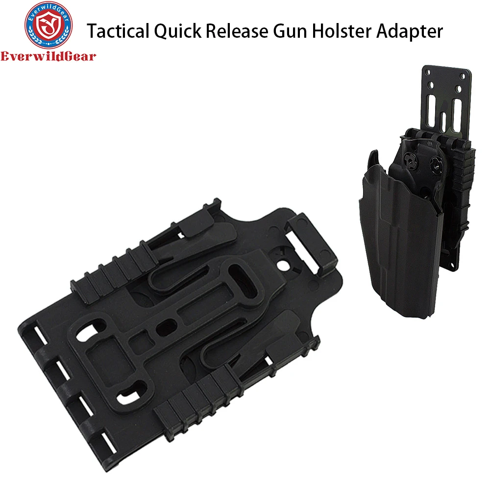 

Tactical Quick Release Gun Holster Adapter Hunting Accessories Quick Locking System Kit for Hunting 1911 Glock17P226 SIG USP QLS