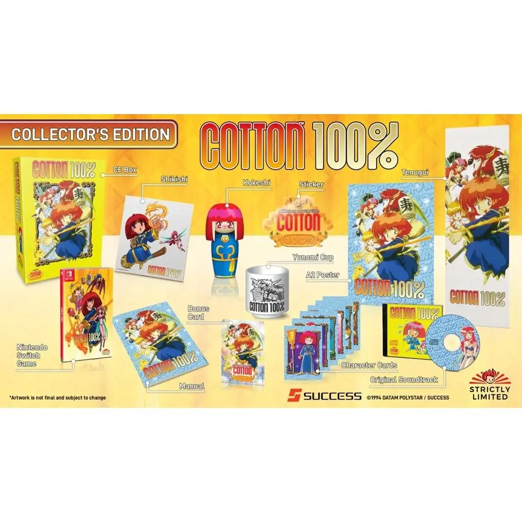 Cotton 100% Collectors Edition Strictly Limited Games (Importacion UK)- Nintendo Switch - Nuevo precintado