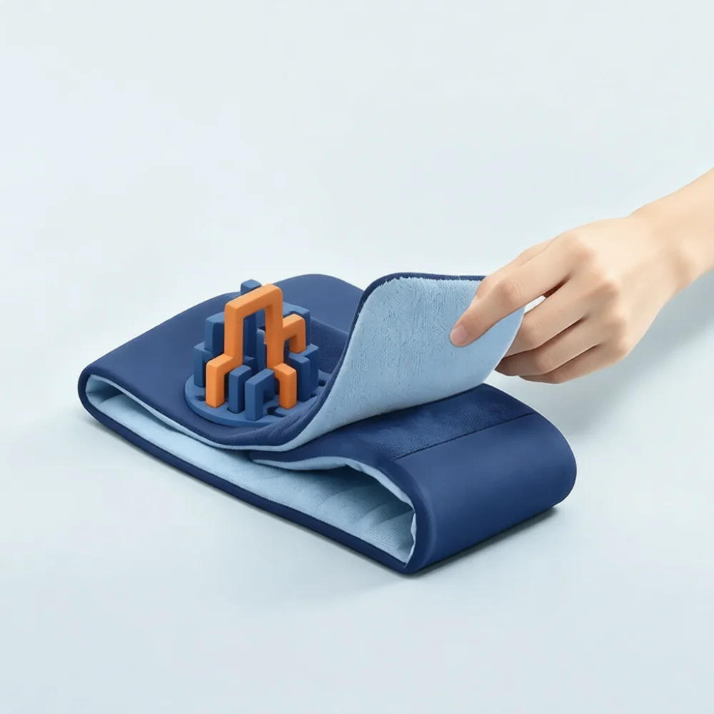 Travel Accessories You Need - Ergonomik Ağırlıklı Uyku Maskesi, Pürüzsüz Buz