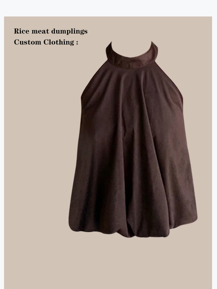 

Summer Slimming Casual Svel Vest 'Radio ' Jennie Sle Faionable Ne Hanging Design Pure Color Other Material Vest