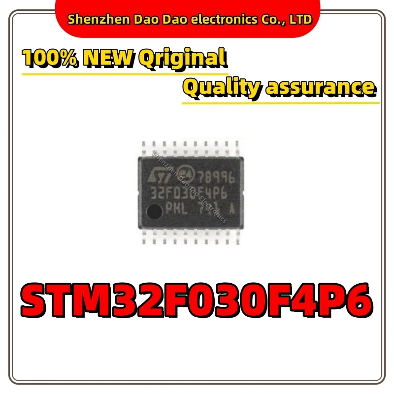 

10Pcs STM32F030F4P6 STM32F030F4P6TR 32F030F4P6 32-bit microcontroller TSSOP-20 IC Chip