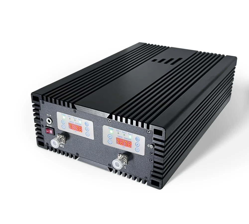 

Gold seller Adjustable Height Gain Signal Booster 75dB High Power Mobile Network Repeater Amplifier 800/900/1800/2100/2600 For L
