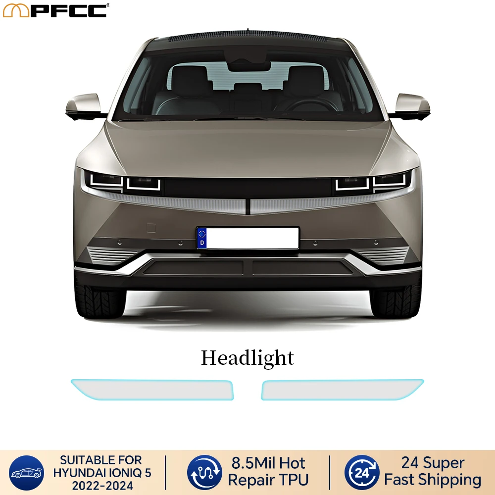

Для Hyundai lONIQ 5 2022 2023, защитная пленка для фар заднего вида B C, автомобильная наклейка, защитные аксессуары от царапин