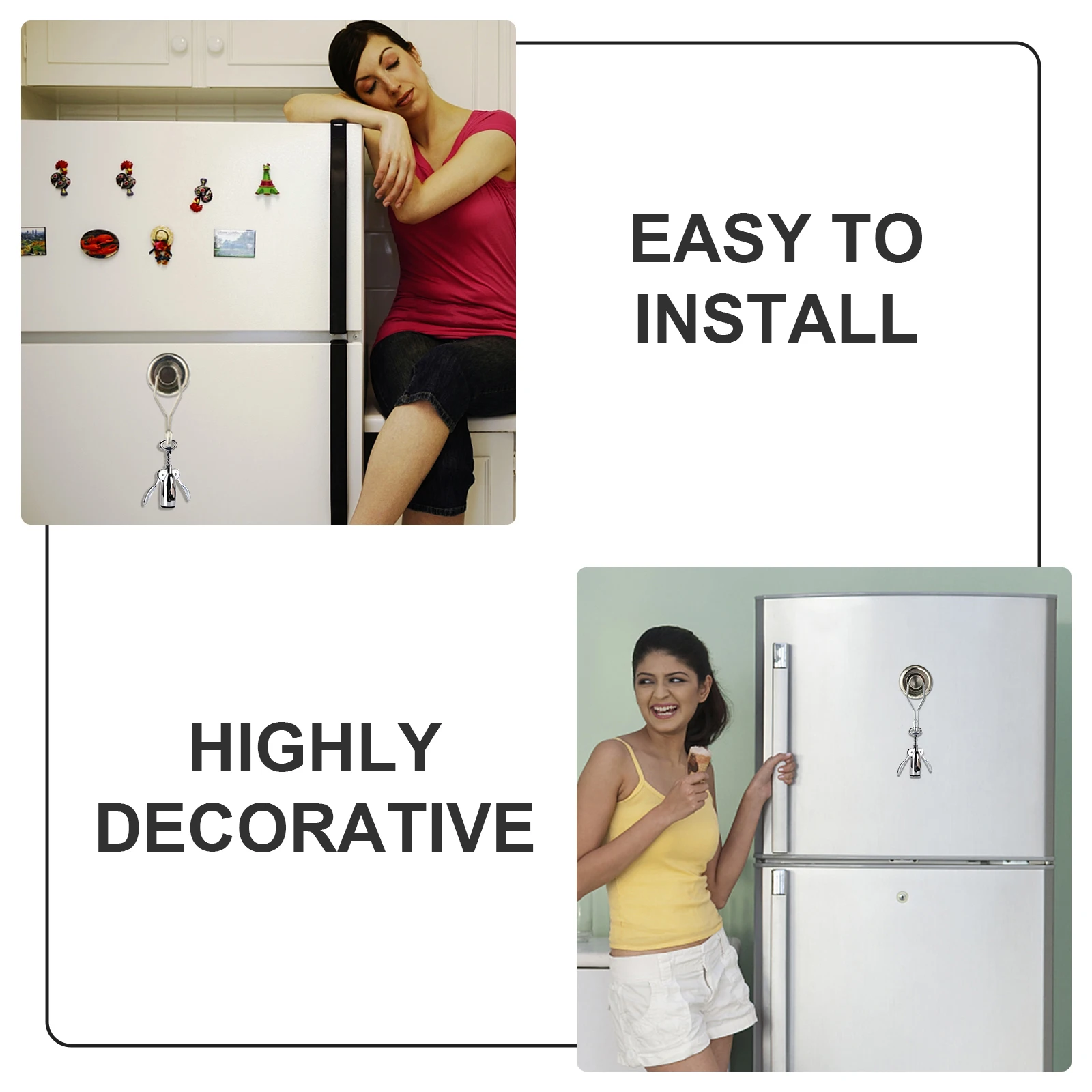 

Magnetic Rotating Hooks High Quality Durability Scratch Wear Resistance Rotatable Design Flexible Practical Kitchen Bathroom