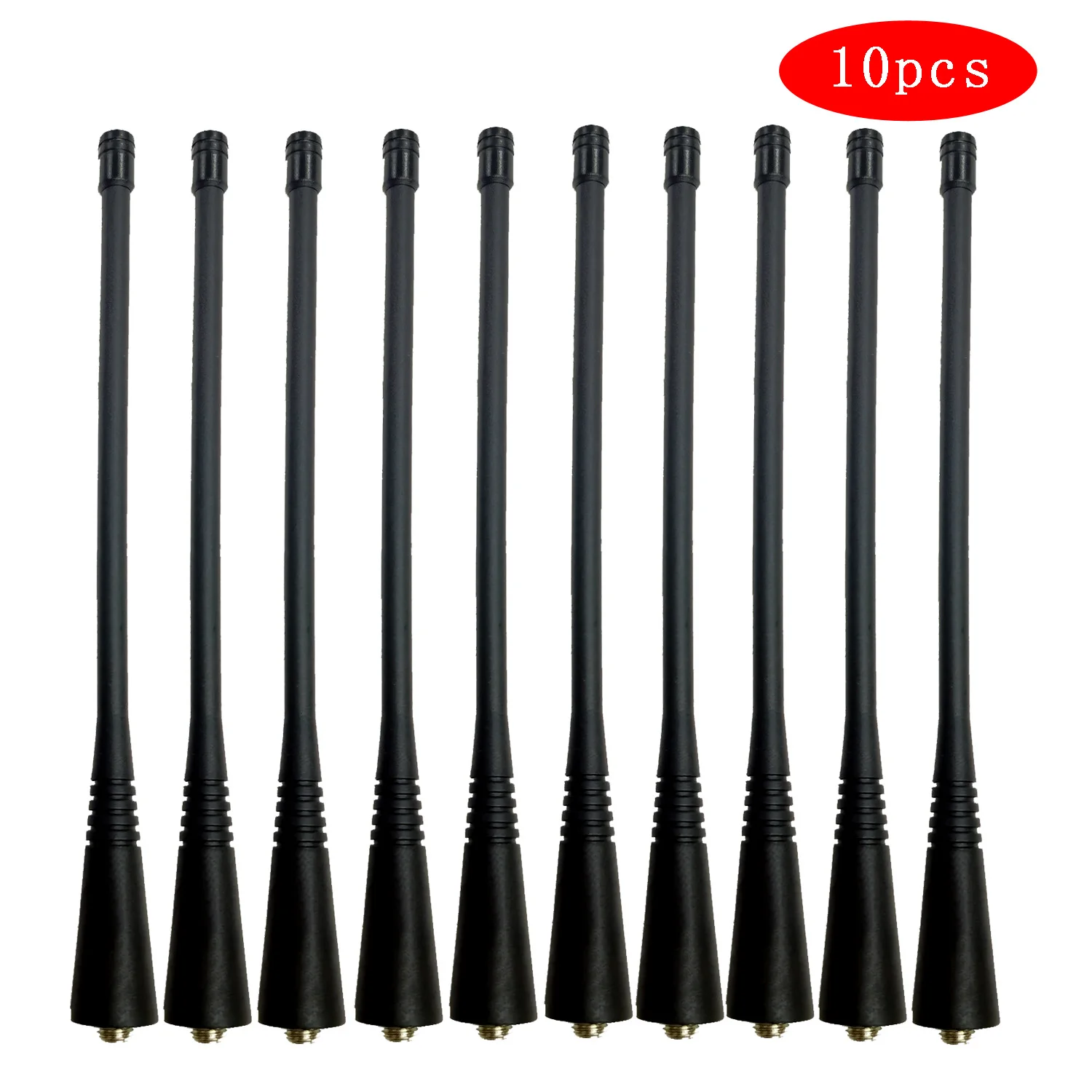 10PCS UHF 400-470 MHz Antenna for Motorola Radios GP88 GP88S GP328 GP338 GP338 GP140 HT750 CP200 HT1250 EP450 6Inch