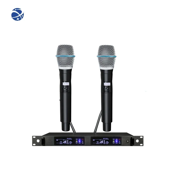 

OEM High end QLX24D 2CH Handheld BETA87 SM 58 handheld wireless microphone