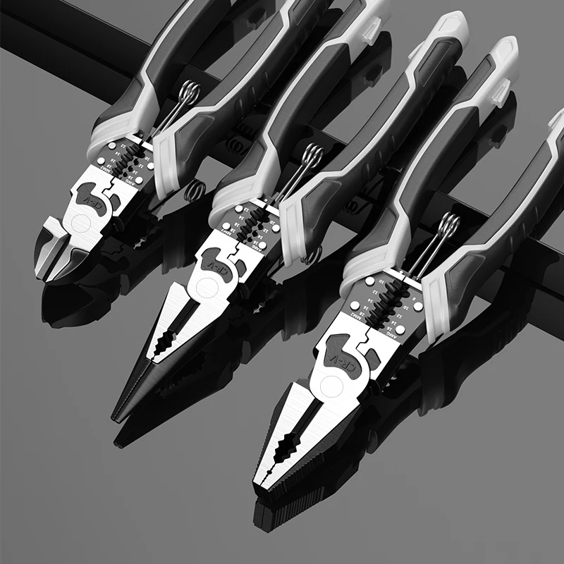 AIRAJ Multifunctional Universal Spring Pliers Hardware Wire Pliers Professional Electrician Strong Bite Force Repair Tool