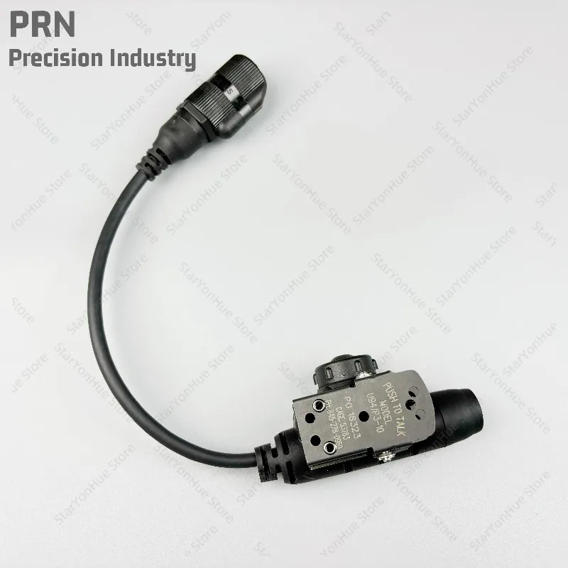 Точная копия PRN TEA U94V2 PTT, 6-контактный водонепроницаемый разъем из мягкой резины, версия Active-Duty CAG.
