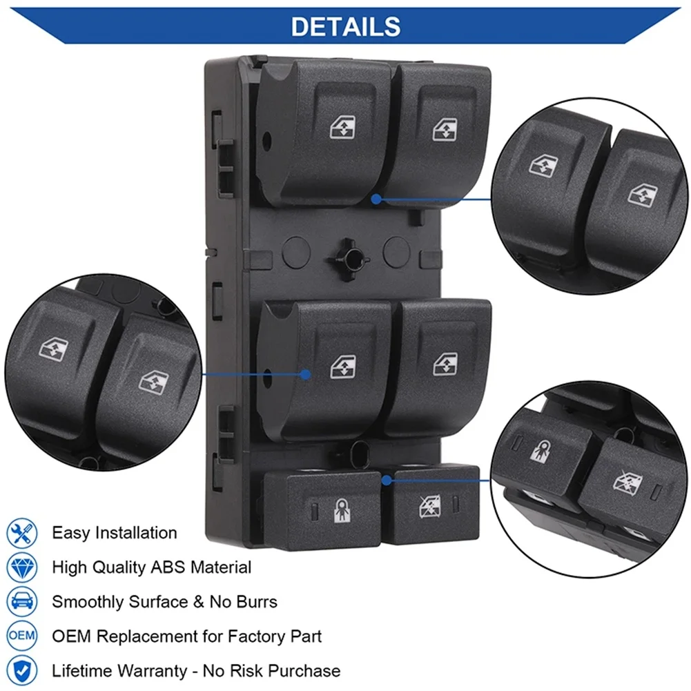 Power Window Switch For Chevy For Silverado For GMC For Sierra 23427098 1S14006 22821792 23129539 Interior Control Replacement 4