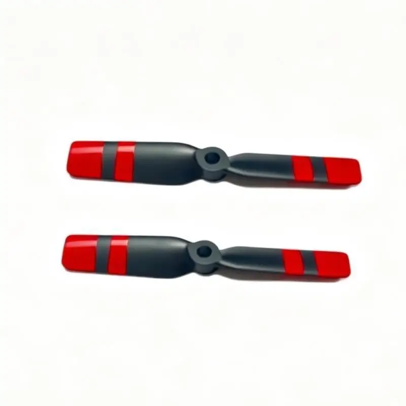 2Pcs For RC-ERA C189 MD-500 RC Helicopter Tail Rotor Blades, Pair Replacement Tail Propellers with Yellow/Red Optional Markings