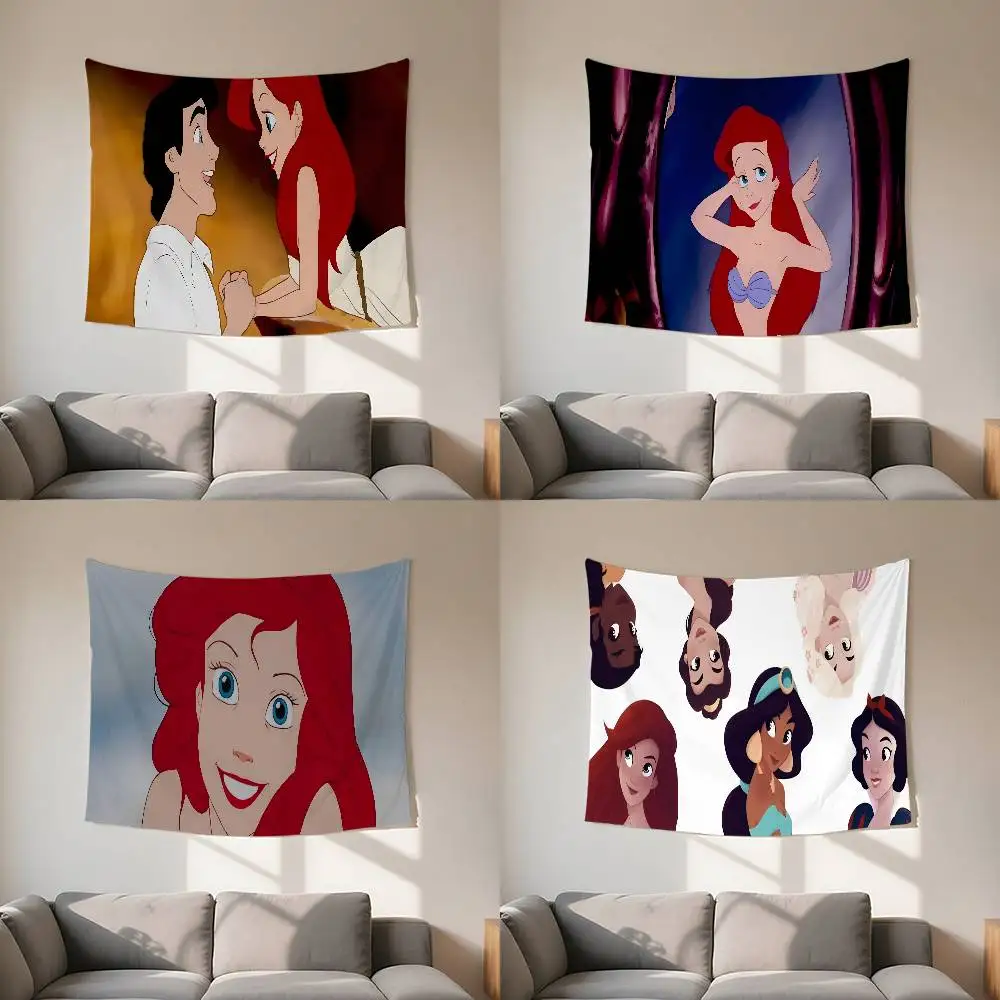 L-Littles-M-Mermaid Tapestry Customizable Tapestries Of Various Styles,wall Hangings, Celebrity Photo Printing,wall Hangings