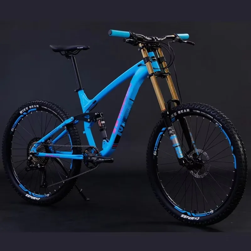 2024 New Senyi Newest 26 Full Suspension Carbon Mountain Bike 15 kg Full Suspension Bike Mountain Bike Frame Bicycle - Image 5