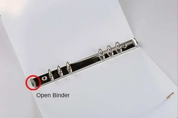 A5/A6A/A7 Transparent Lose Blatt Binder Notebook Abdeckung Zipper Tasche Notizbuch Journal Planer Zubehör Schreibwaren neue – Detail 1