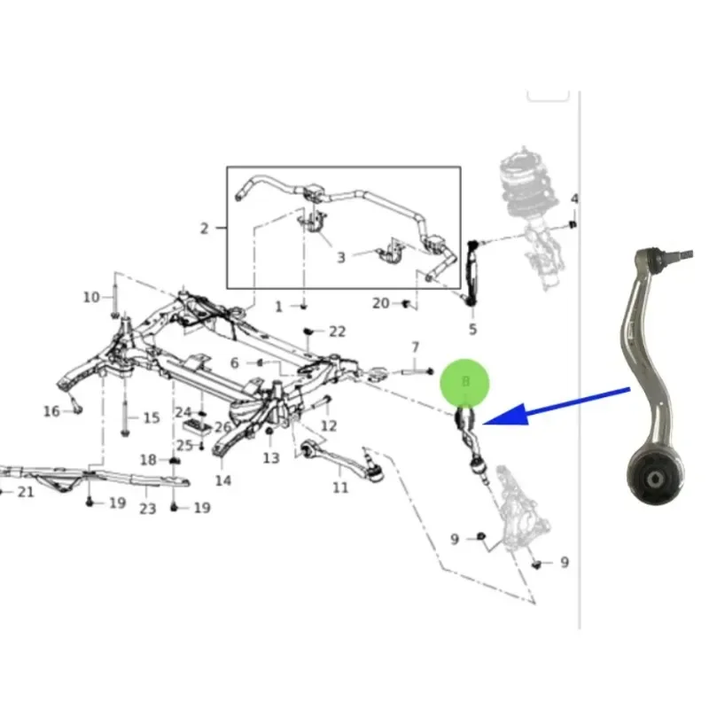 Brand New Front Left 84918037 84695568/Right 84918038 84695569 Lower Arm Control Arm  For SD1- CT4 Cross-border