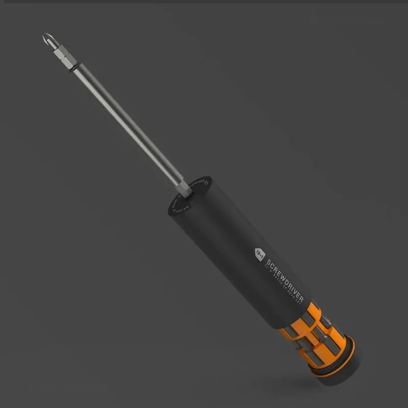 Imagem -05 - Xiaomi-jiuxun Screwdriver Grupo 18 em Chave de Fenda Armazenamento Escondido Multifuncional Substituível Portátil Ferramenta de Manutenção Doméstico
