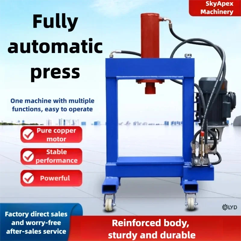 Multifunction Electric Hydraulic Press Motor Winding Stripper Tire Rim Crusher Machine