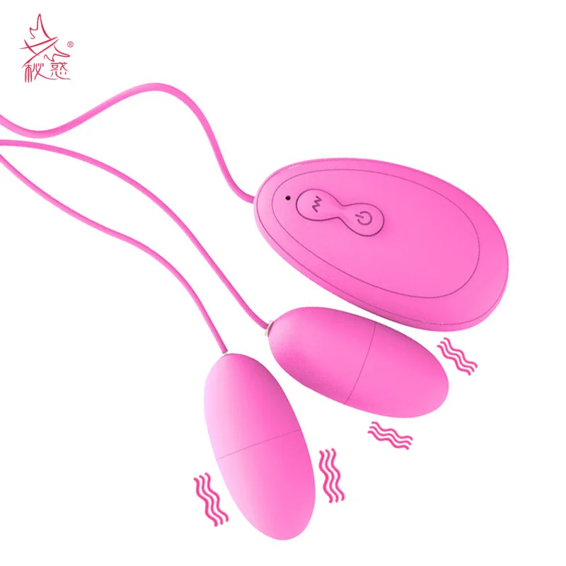 Powerful Vibrators Double Egg Bullet Multispeed Remote Control Clitoris Stimulator Silicone Adult Sex Toys Products for Women