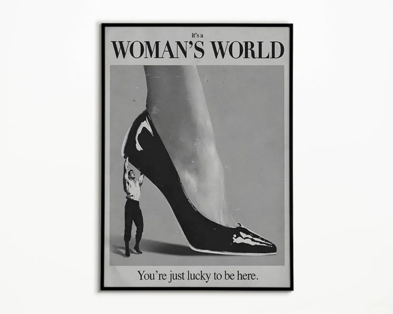 لوحة فنية جدارية مطبوعة على شكل امرأة ريترو ريترو بدون إطار، لوحة قماشية لغرفة النوم، طباعة فتاة الموضة