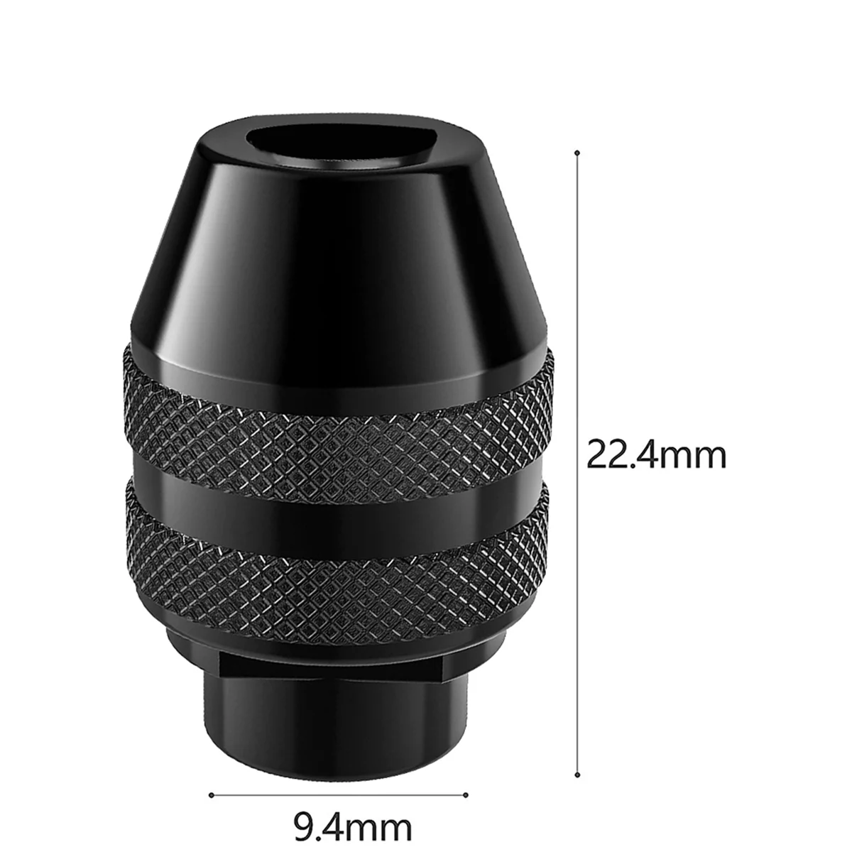 Nuevo portabrocas, 1/32 a 1/8, repuesto 4486, broca sin llave, eje de portabrocas, herramienta rotativa, Kit adaptador de cambio rápido