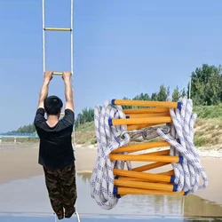 Lightweight And Portable Rope Ladder For Escape Outdoor Activity Strong Structure Fire Escape Ladder