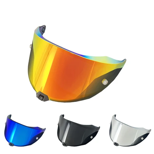 Imagen 1 del producto Protector facial R2R para casco KYT R2R, visera antiniebla, repuesto de motocicleta, accesorios de Viseira Capacete, protección UV a prueba de viento