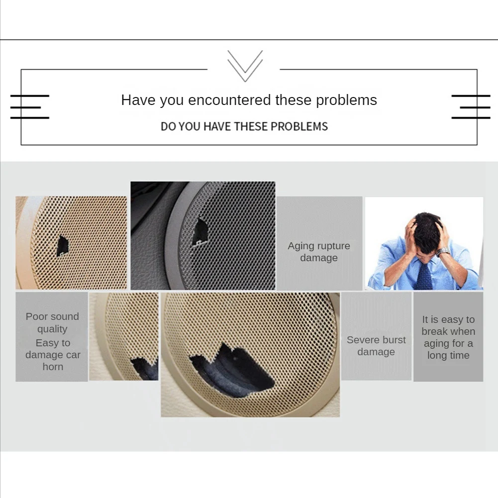 

Для BMW 3 серии E90 E91 X1 E84 316 318 320 325 Автомобильная передняя и задняя дверь, крышка динамика, звуковые сигналы, чехол, отделка бежевого цвета — L49A