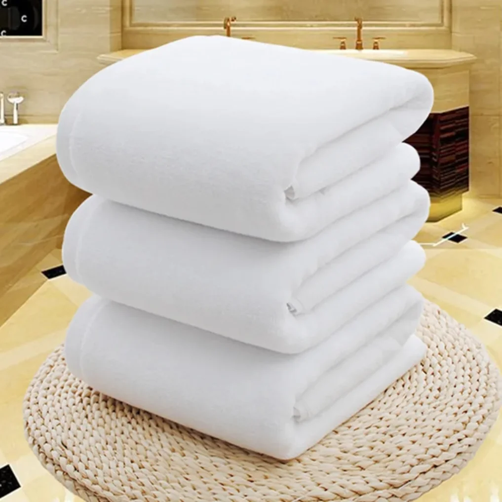 Home Playa 100% Cotton Toilet Towel Set Gym Sports Towel White,Spa,and Gym Lightweight and Highly Absorbent Quick Drying Towels