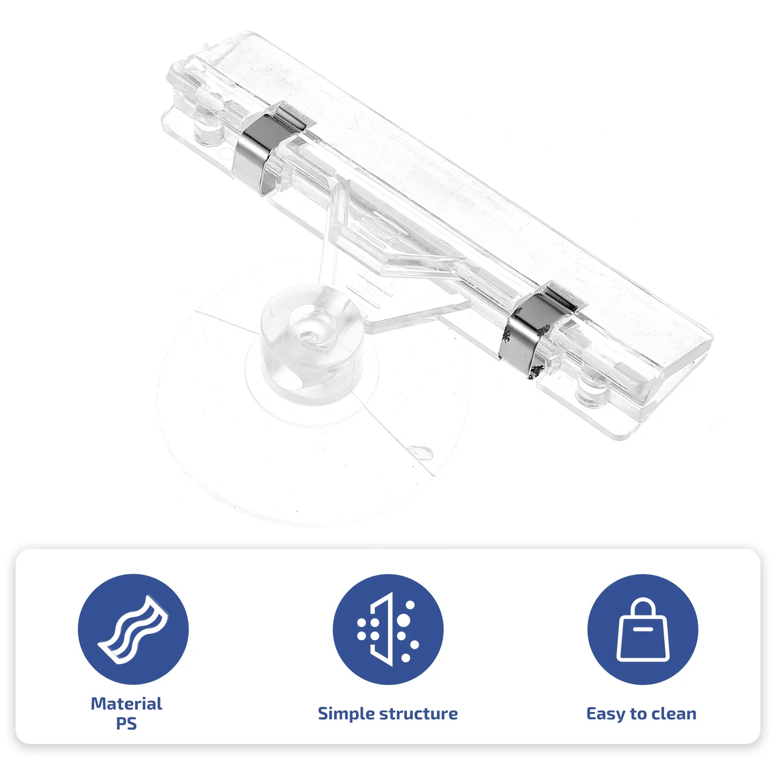

5Pcs Advertising Clip High Grade Plastic Price Tag Holder Label Display Stand for Business Exhibition Shop Restaurant