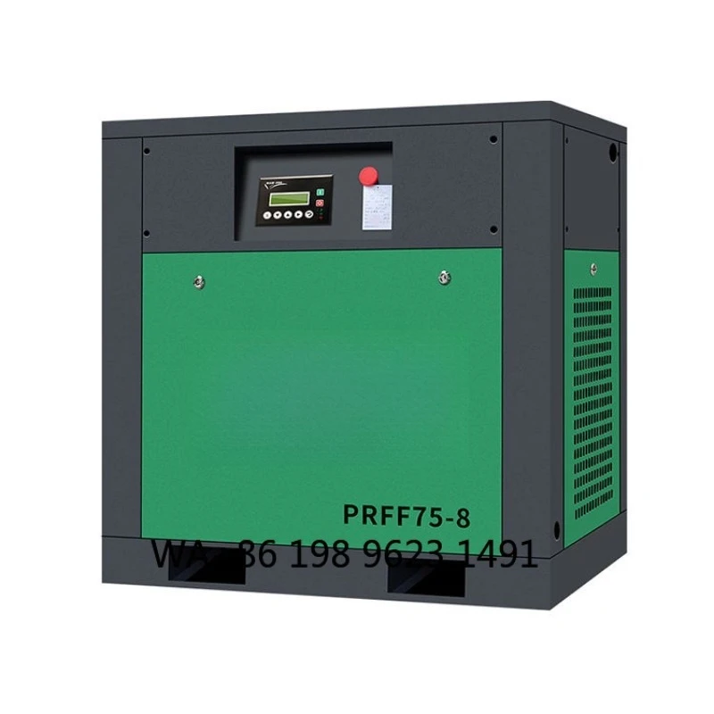Quiet Rotary Screw Air Compressor Permanent Magnet VSD 7Bar 11HP-51HP High Speed Industrial Air Compressor