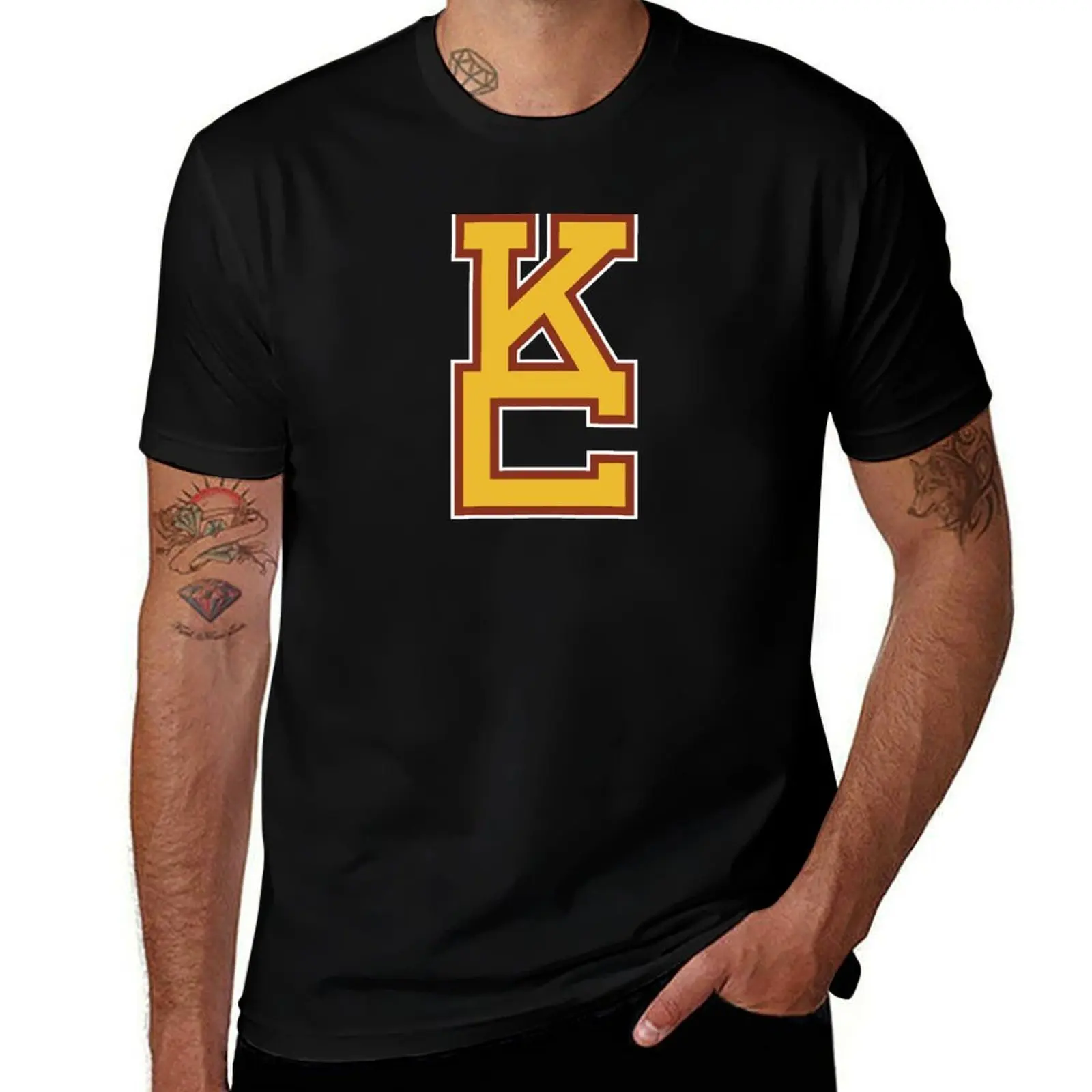 STACKED KC T-Shirt Active Wear Sports T-Shirt for Men