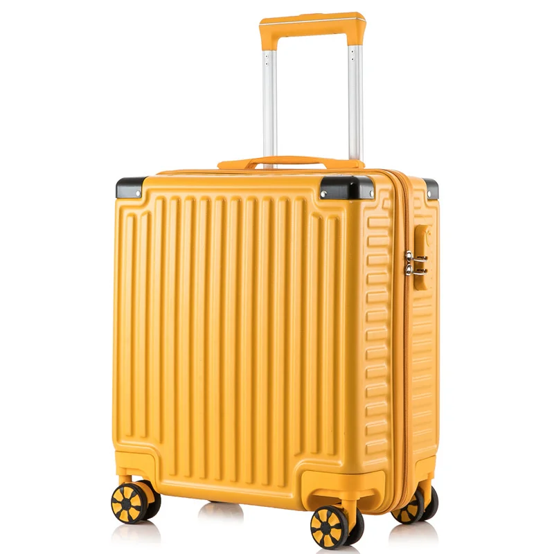 18 Inch Travel Suitcase Trolley Bags Boarding Case Mini Password Box Suitcase Portable Universal Wheel Rolling Luggage Bag