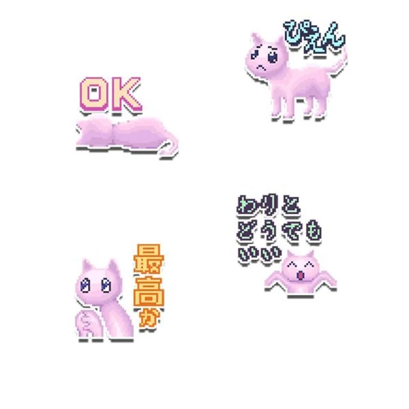 40pcs Behoeftige Meisje Overdosis Sticker KAngel Ame Chan NGO Goederen Schoolbenodigdheden Student Briefpapier Leuke Laptop Telefoon Case decoratie