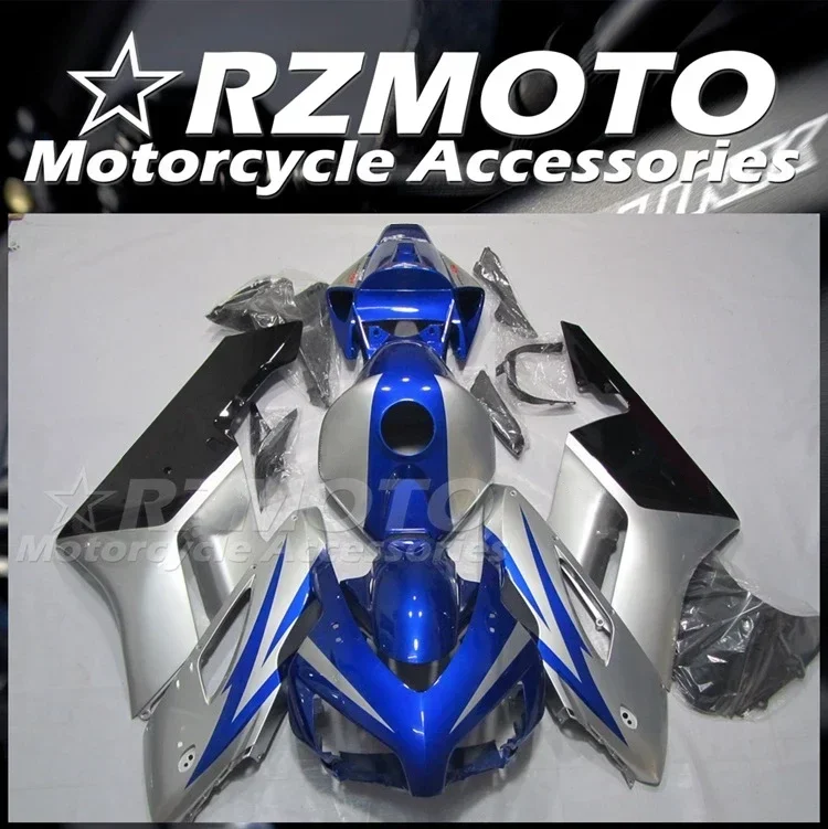 

4Gifts New ABS Whole Motorcycle Fairings Kit Fit for HONDA CBR1000RR 2004 2005 04 05 Bodywork Set Custom Blue Silver