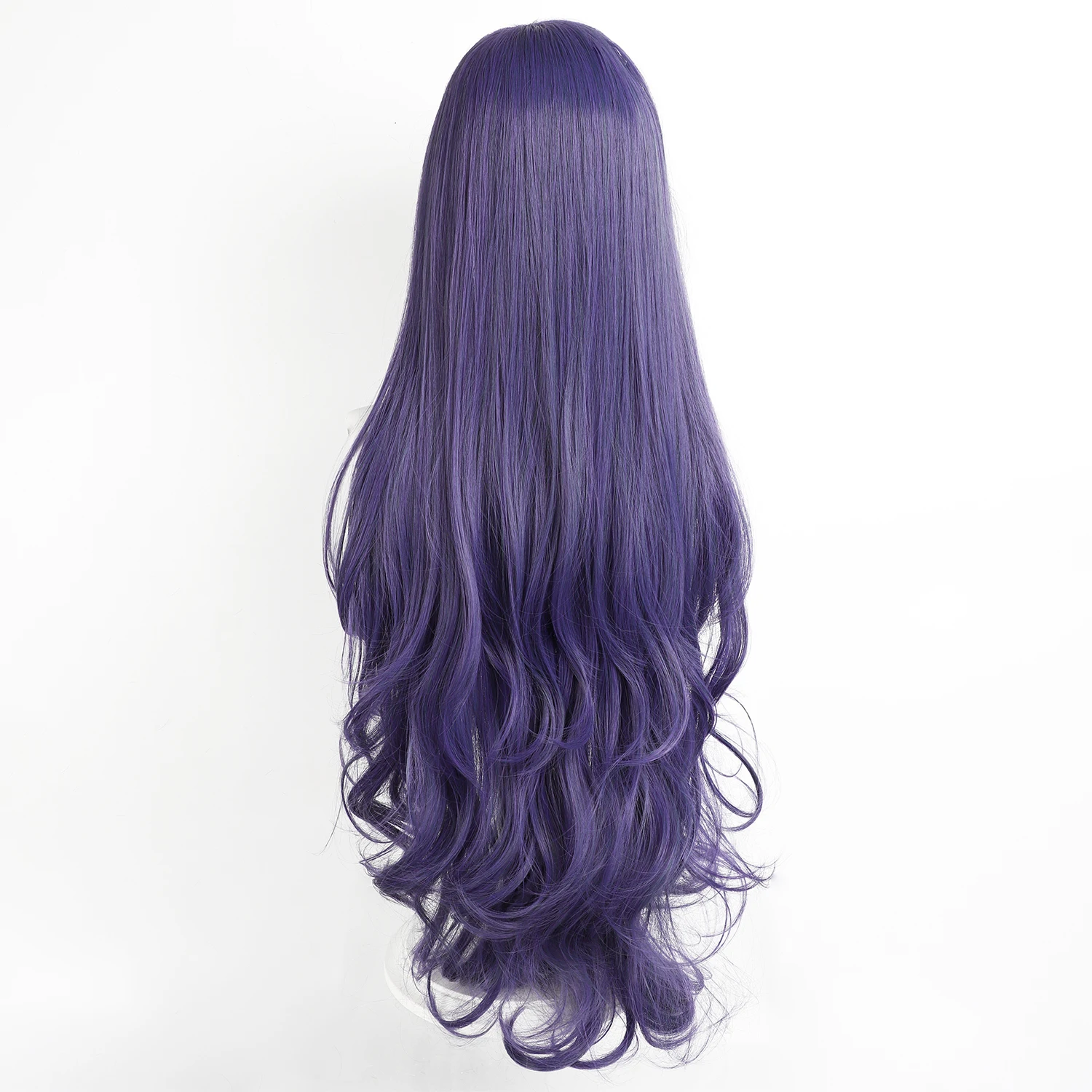 Cosplay Wig Anime Wig Rarity Anime Game Role-Play Wig Long Purple Synthetic Wig with Wigcap for Anime Game