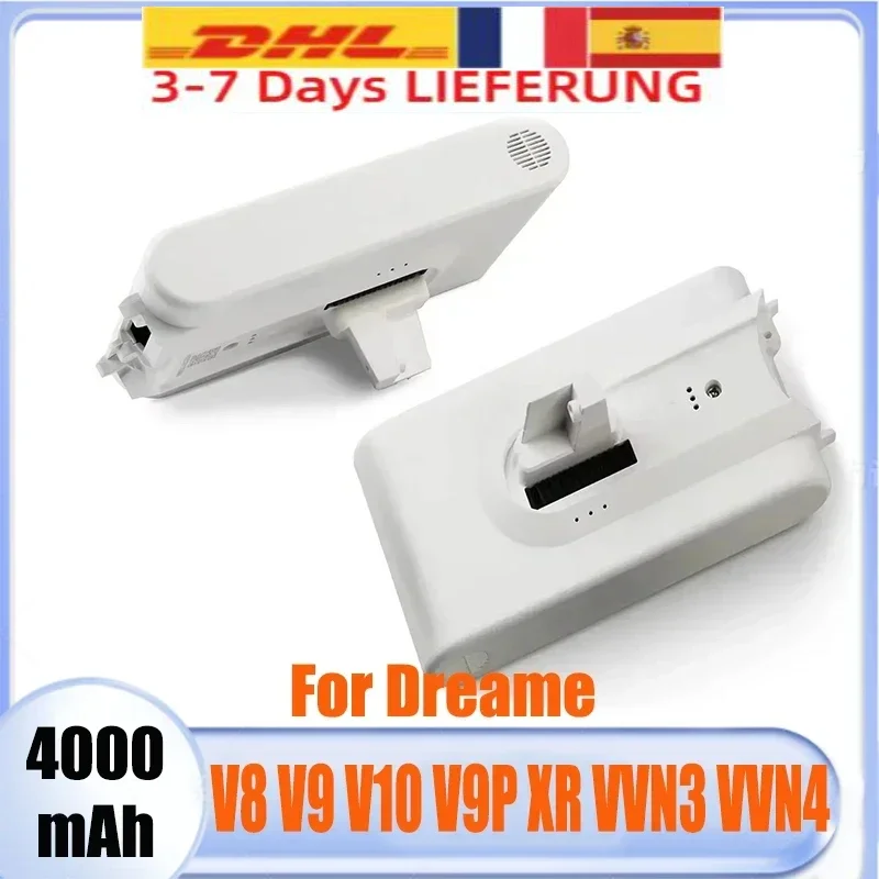 25.2V 4000mAh For Xiaomi Mijia Vacuum Cleaner V8 V9 V9B V9P V10 XR VVN3 VVN4 Dreame Vacuum Cleaner Lithium Battery