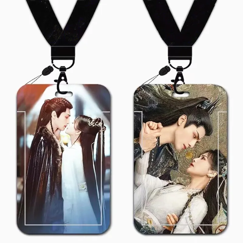 Luo Yunxi Cute Keychain Till The End Of The Moon Card Cover Dan taiJin Li Susu Figure Student Campus Bus Card Set Pendant Gift