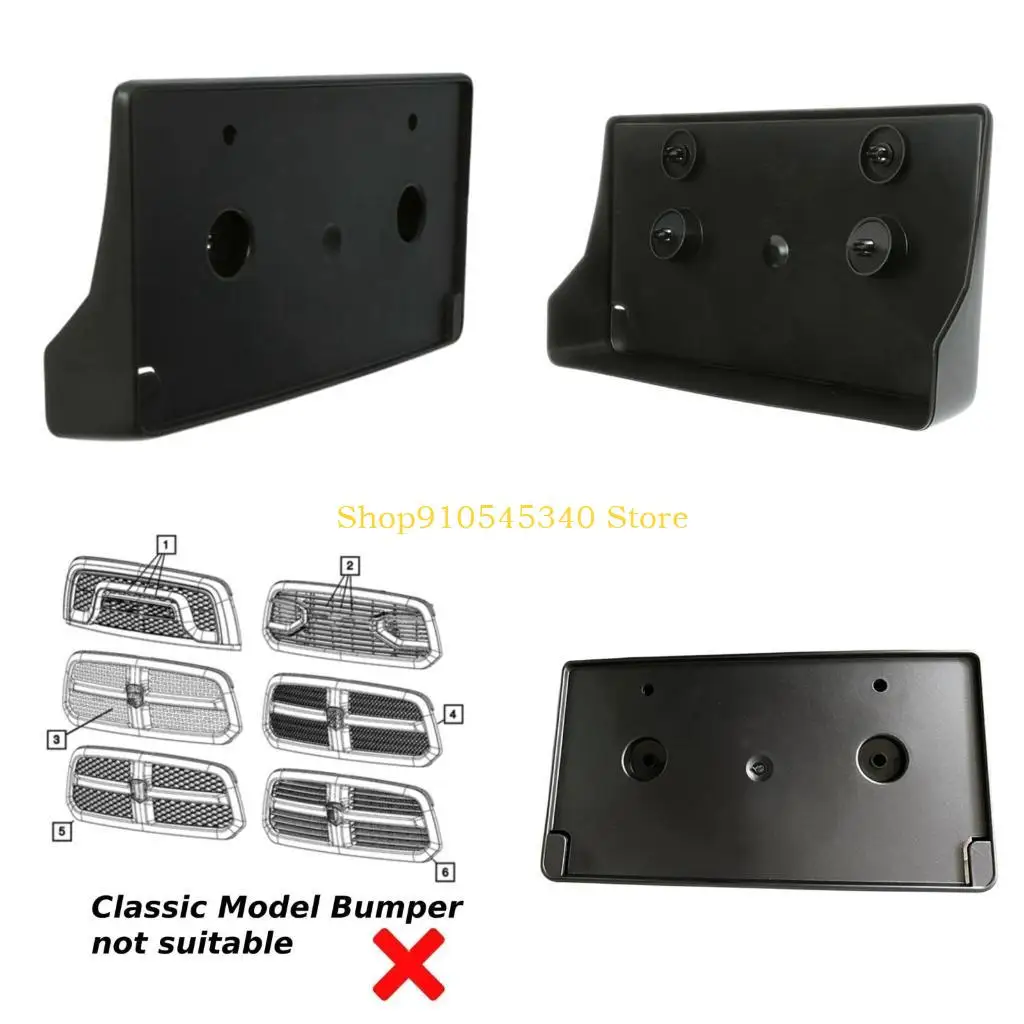 

U2JA Car Front Hanging Plastic Front License Bracket Replaces 68274215AE for Car 1500