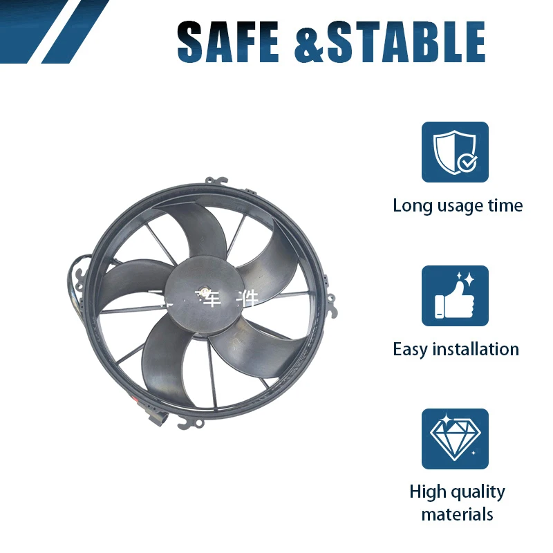 NEW HNROCK air conditioner condenser fan suitable for Yutong KingLong buses, school buses, and coaches parts