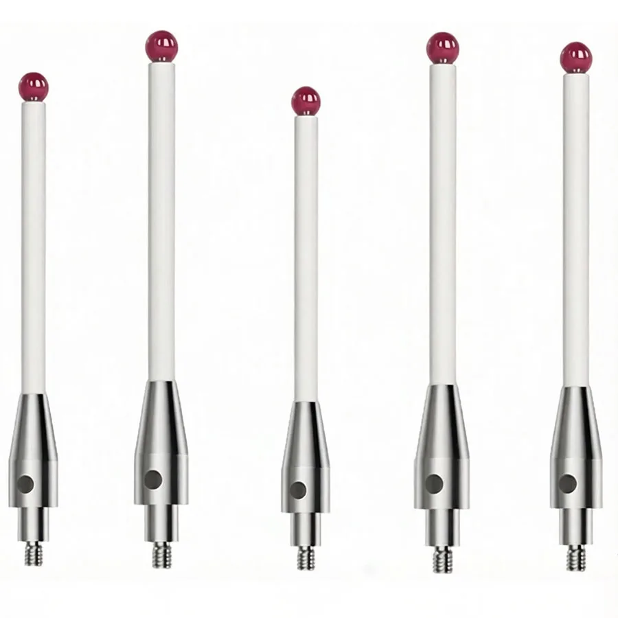 Three coordinate step probe, ruby M4 threaded ceramic rod measuring probe, high-precision measuring head