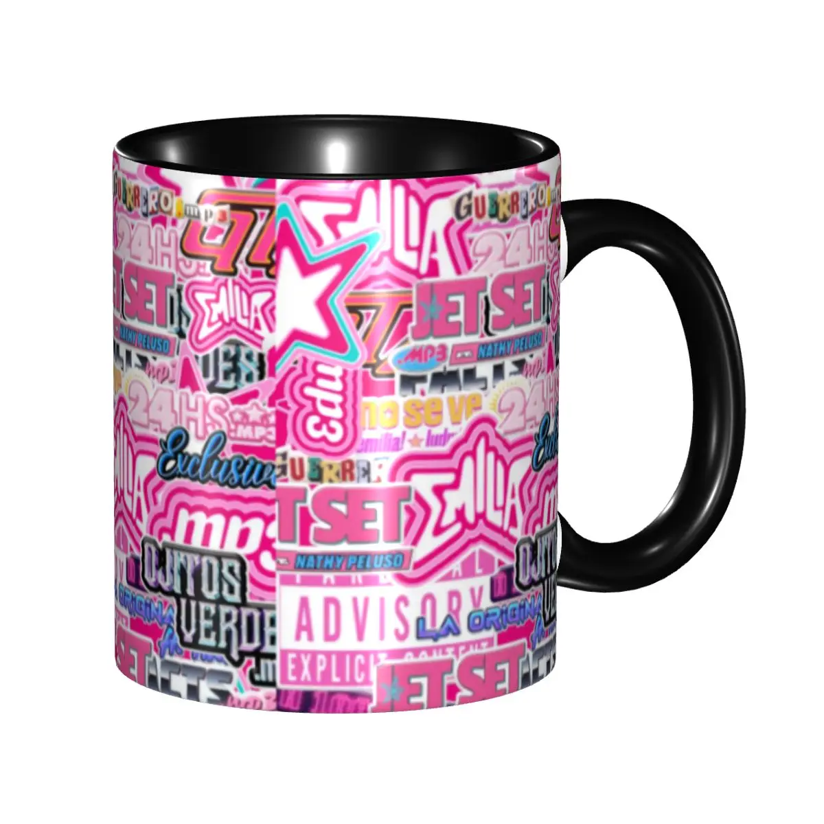 

Argentine Singer Emilia Mernes Mp3 Coffee Mug DIY Personalized Ceramic Mug Cup Creative Gift