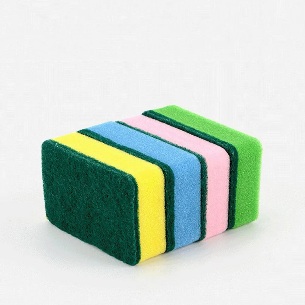 

5 Pcs Cleaning Sponges Scouring Pad Wipe Dishwashing for Thicken Kitchen Kichen