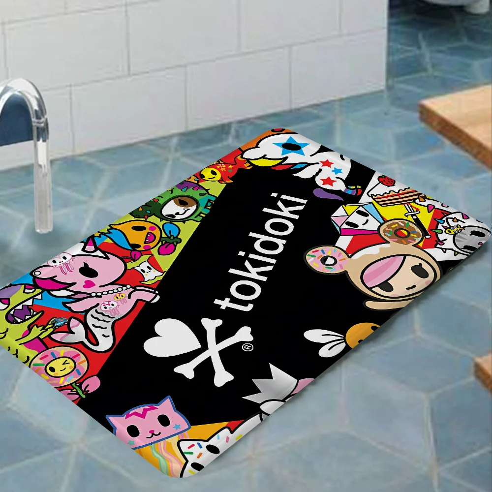 T-TokidokiS Room Mats Anti-slip Absorb Water Long Strip Cushion Bedroon Mat Welcome Doormat