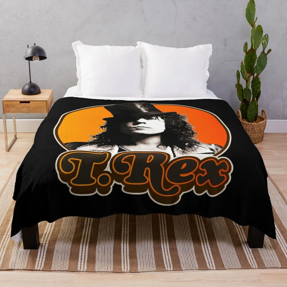 Retro T Rex Marc Bolan Tribute \t Throw Blanket Baby warm winter Bed Fashionable Sofa Quilt Blankets